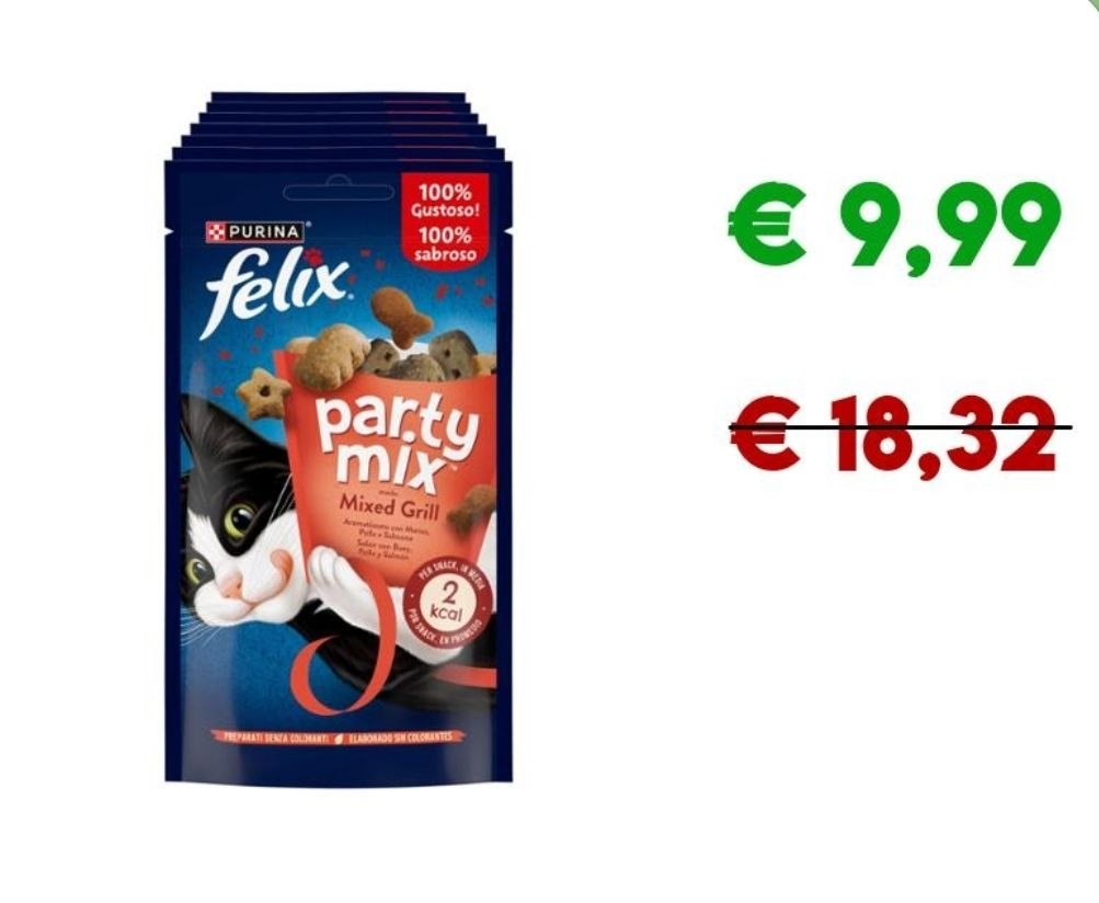 Felix Purina Party Aromatizzato Salmone